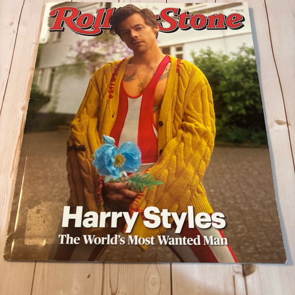 Rolling Stone September 2022 Harry Styles Cover Issue 1367